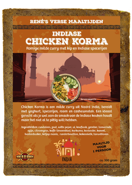 Maaltijd Indian Korma Chicken