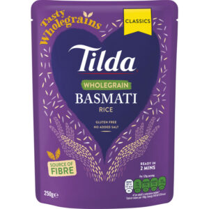 Tilda Brown steamed basmati rice