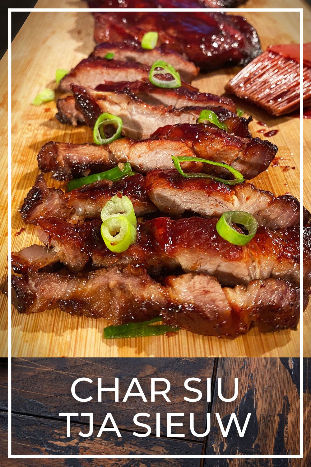 Char siu. Chinees geroosterd varkensvlees. Tja Sieuw