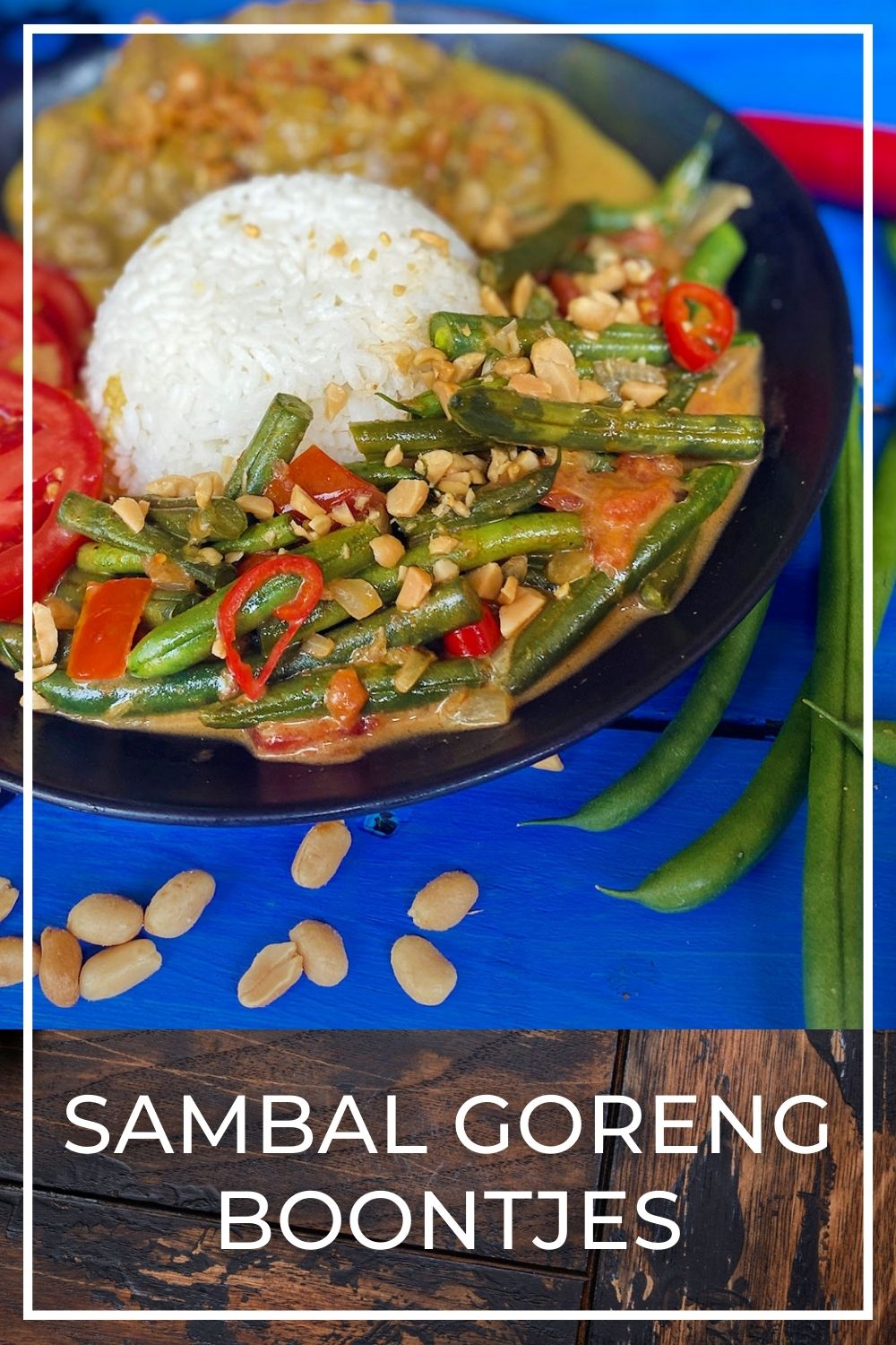 SAMBAL GORENG BOONTJES Indonesisch vegetarisch bijgerecht