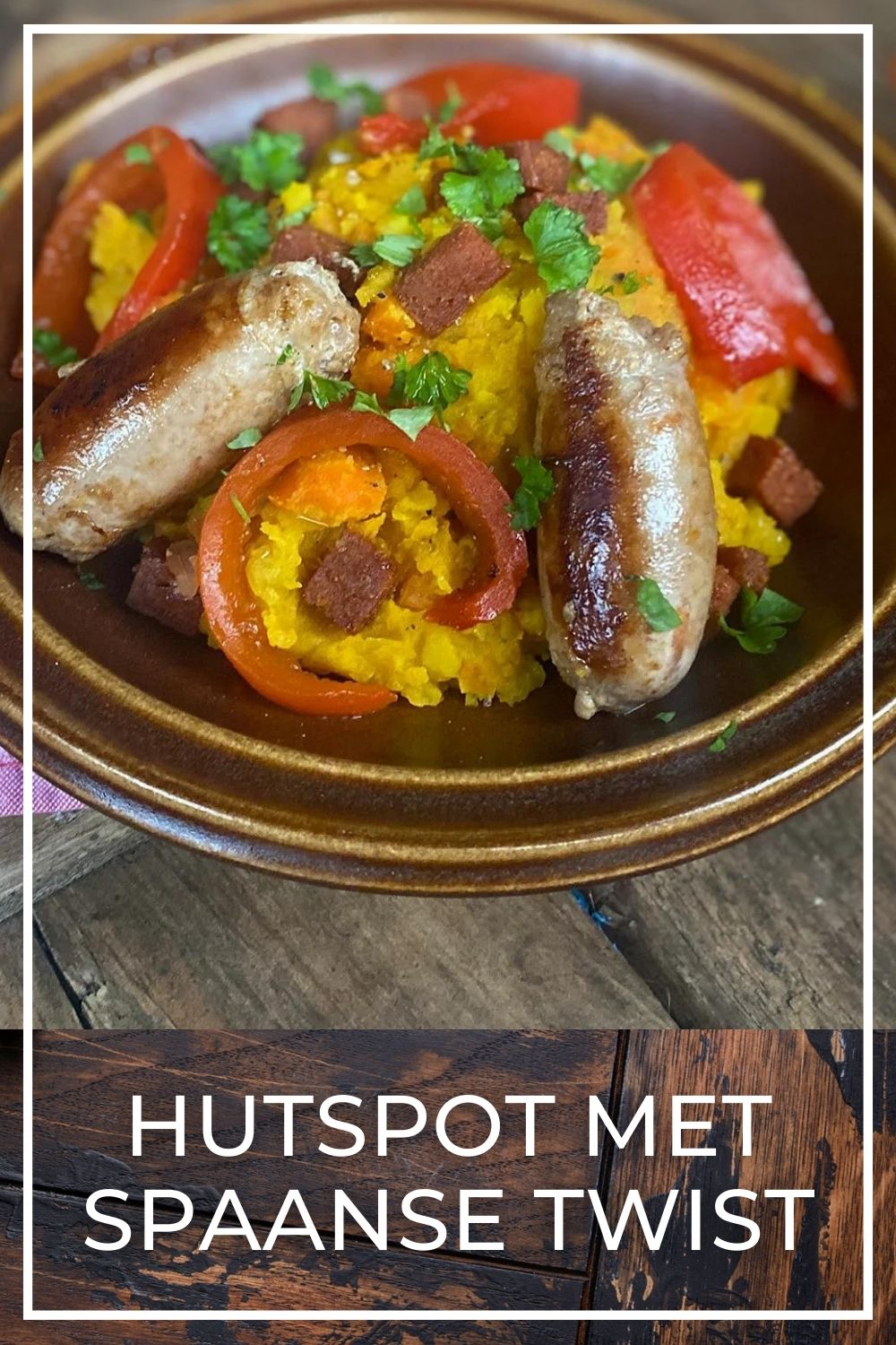Hutspot peen en uien met een Spaanse twist