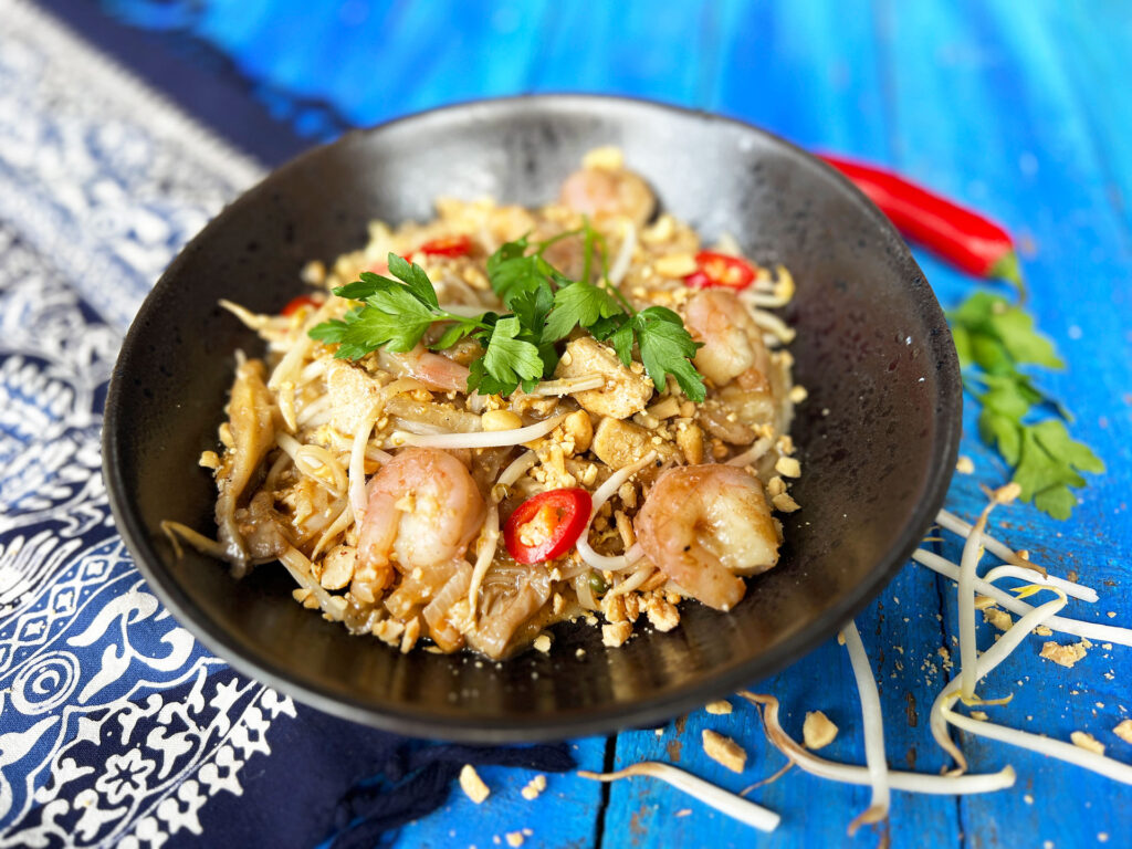 Klassieke Pad Thai. Streetfood uit Bangkok Thailand