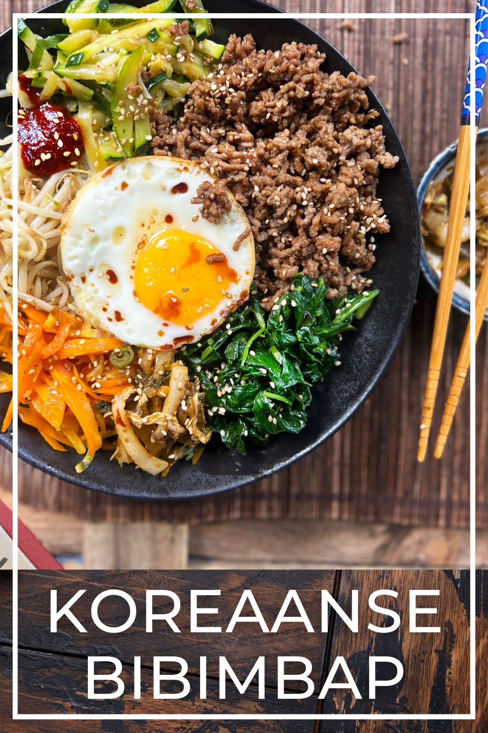 RECIPE FOR KOREAN BIBIMBAP
