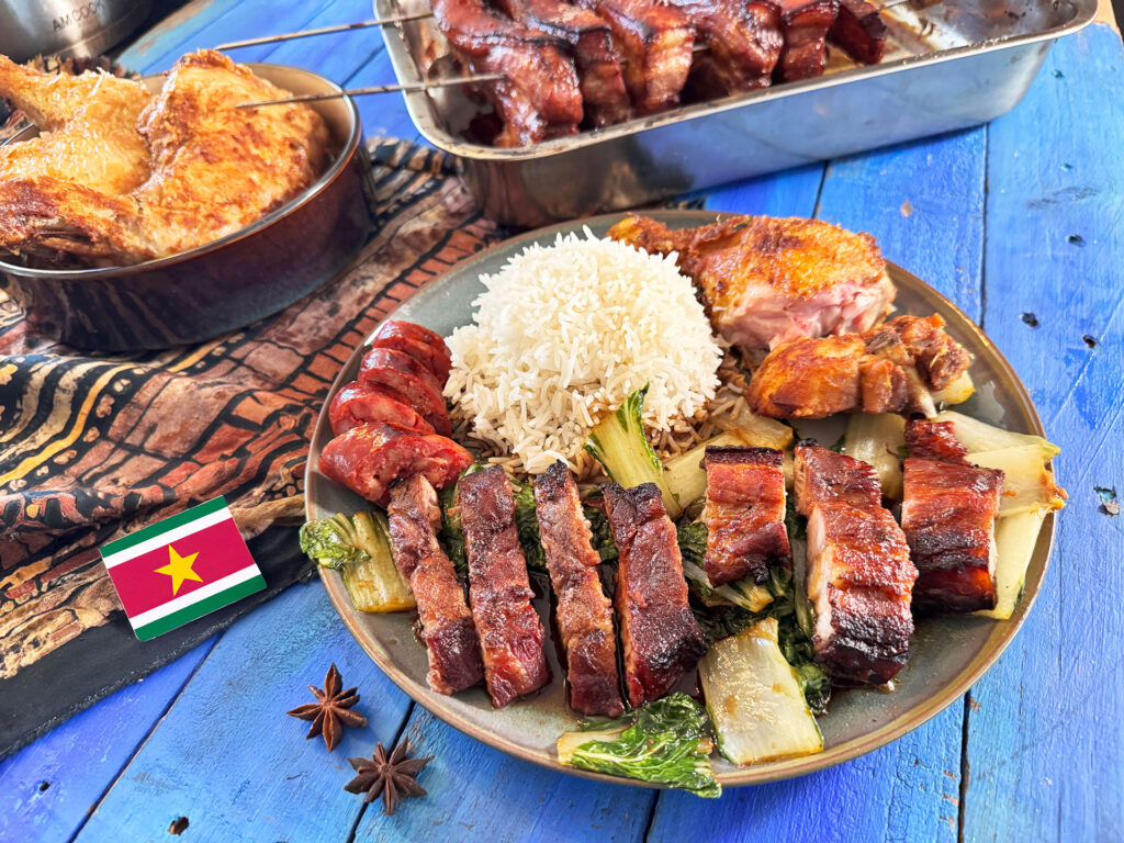 Char Siu en Surinaams buikspek voor Moksi Meti