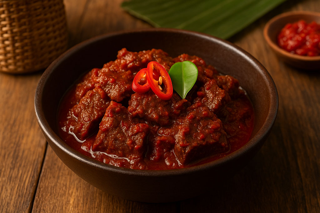 Daging Pedis (Pittig rundvlees)