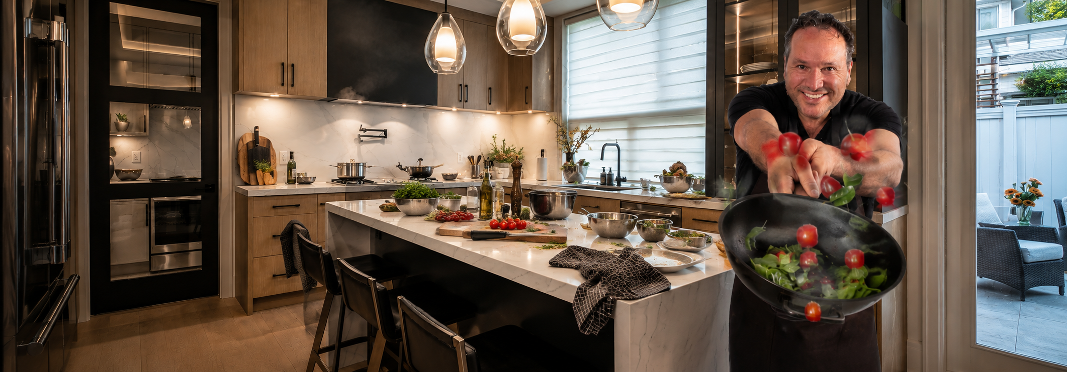 Rene als private chef in jouw keuken
