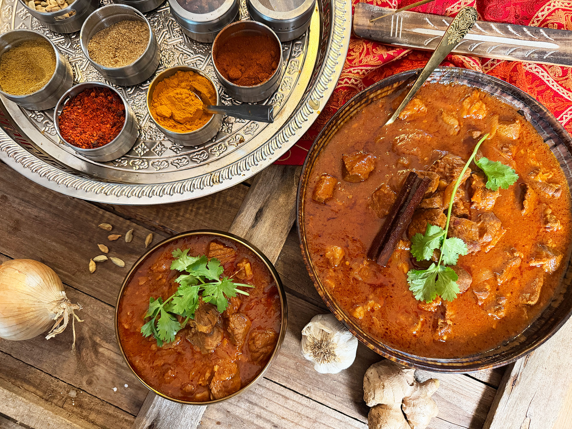 Rogan Josh met rundvlees bereiden in de Instant Pot
